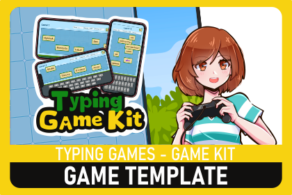 Typing Game Template Develop Ready mulitplatform ready game asset